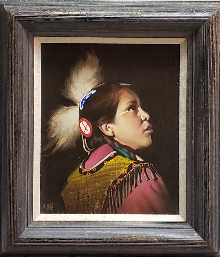 original study by Marie McClure Martin of Native American Indian girl