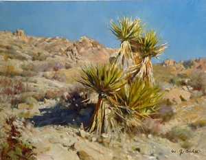 original painting by W. Jason Situ of a Joshua Tree in the Joshua Tree National Park